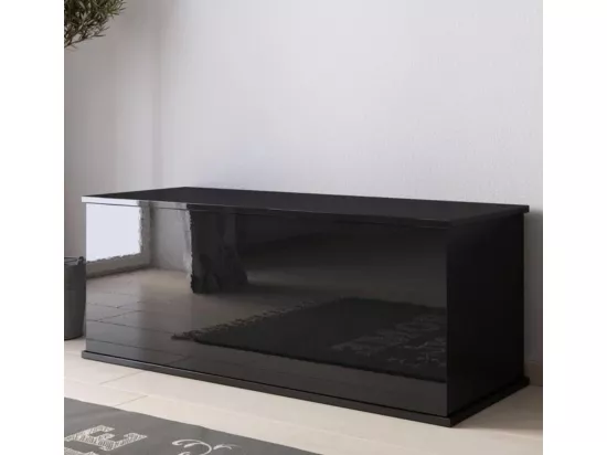 Coffre de rangement pour Chambre à coucher en Noir avec 100x40x40cm Ariel