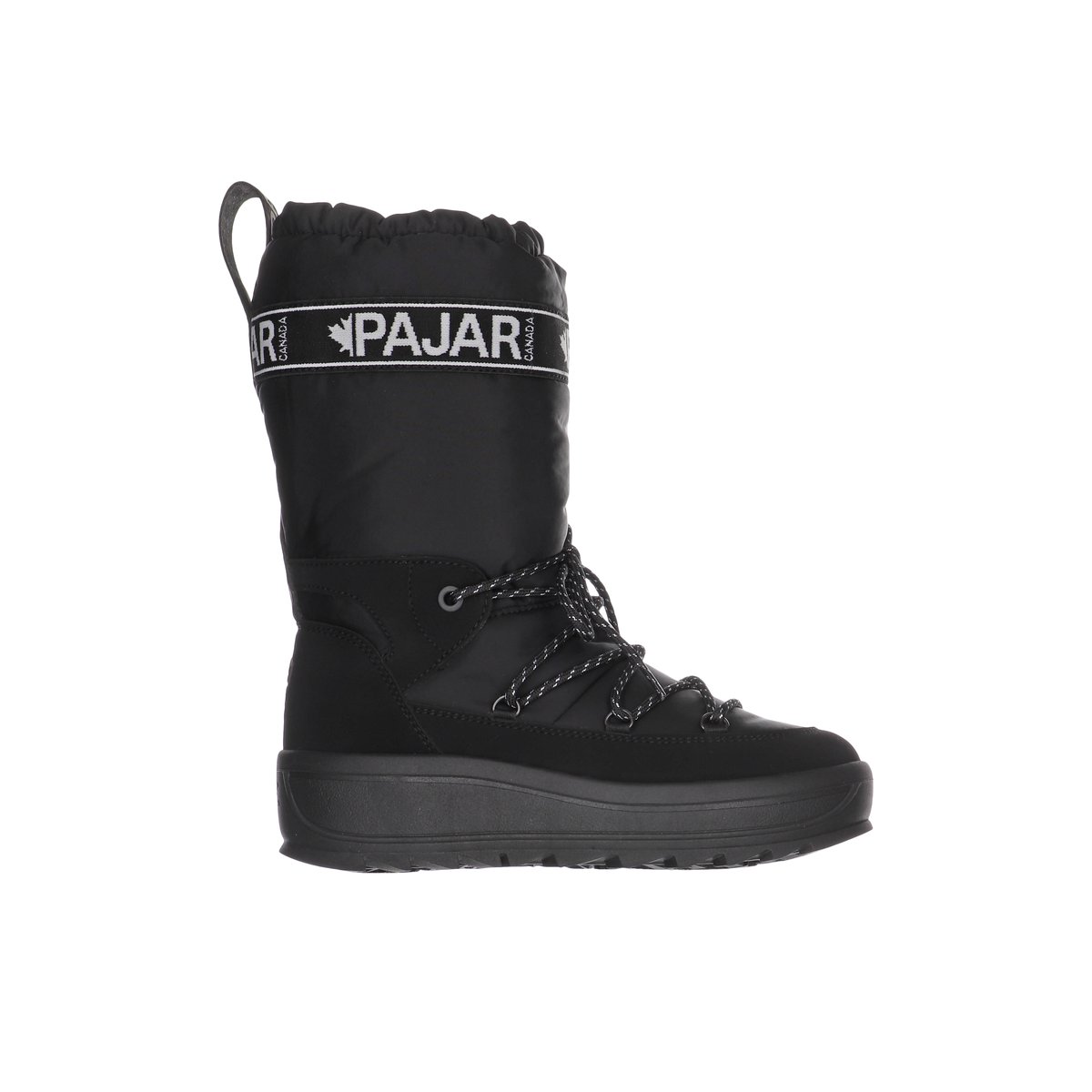 PAJAR-Galaxy_high-Bottes d'hiver - Talon plat - Noir