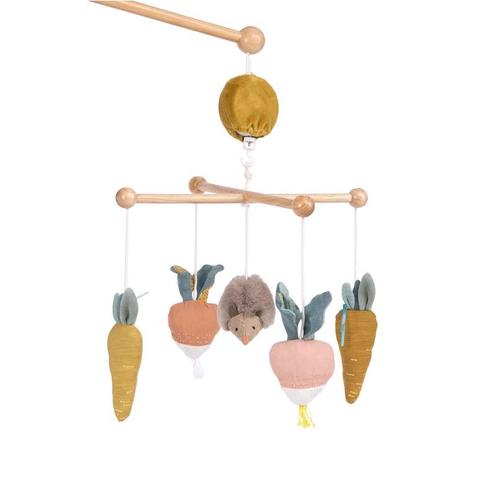 Mobile Musical Croisillon Trois Petits Lapins Multicolore - MOULIN ROTY