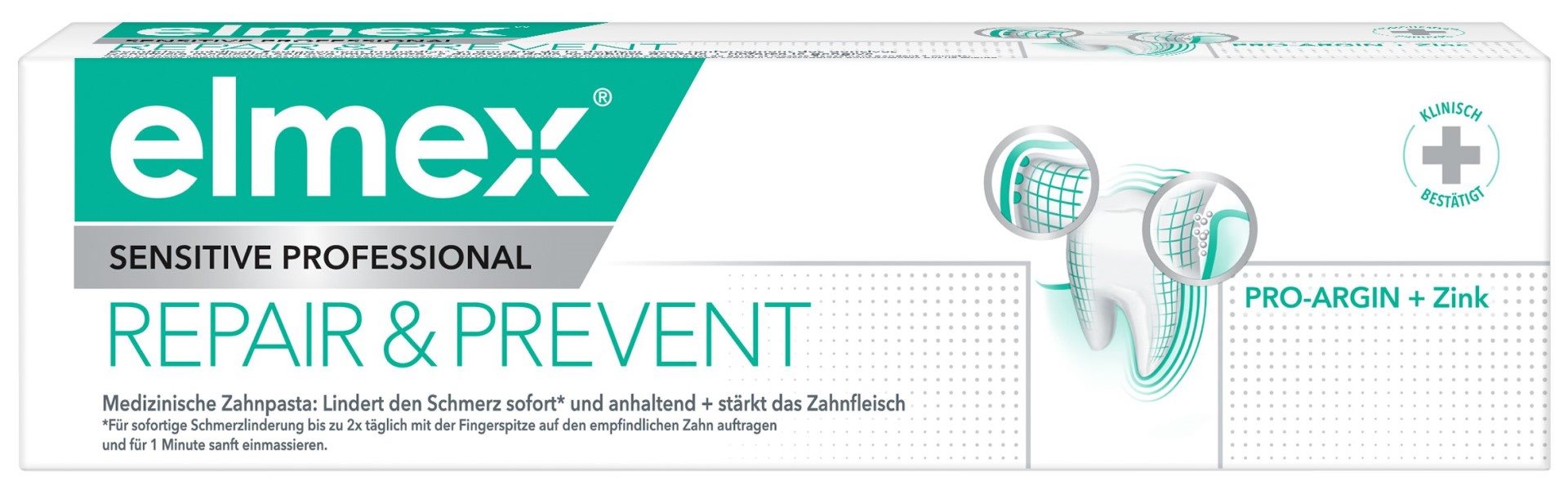 ELMEX SENSITIVE PROFESSIONAL REPAIR & PREVENT<br>75 ml, Tube, Zahnpasta