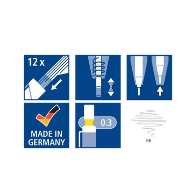 STAEDTLER Mars micro - Porte mines - B - 0,3 mm