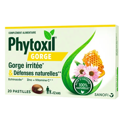 Phytoxil Gorge Irritée & Défenses Immunitaires 20 Pastilles