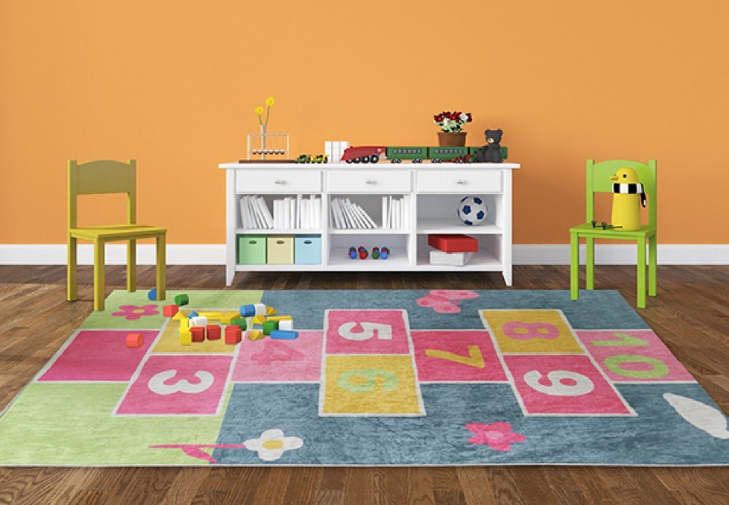 Mani Textile TPS_COLOR_MAREL00 - Tapis Enfant Coloré