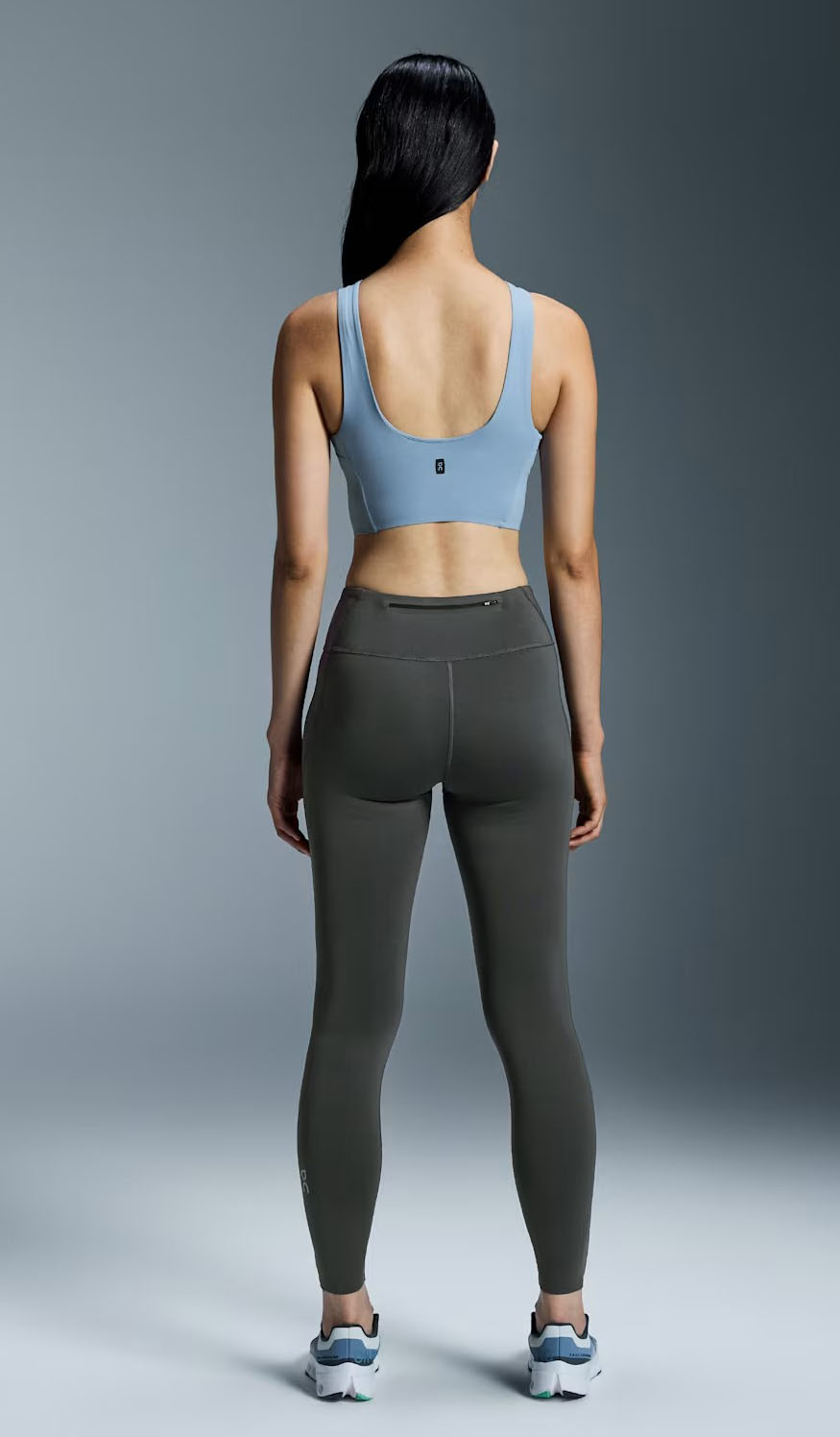 Core 2-in-1 Crop Dame Chambray