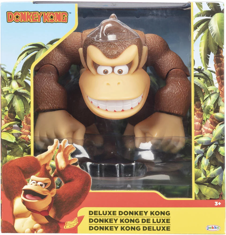 NINTENDO SUPER MARIO - FIGURINE DONKEY KONG DELUXE 15 CM