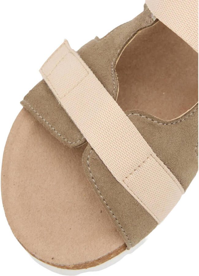 Vty sandalen kaki beige