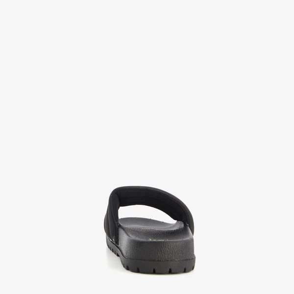 Dames badslippers zwart