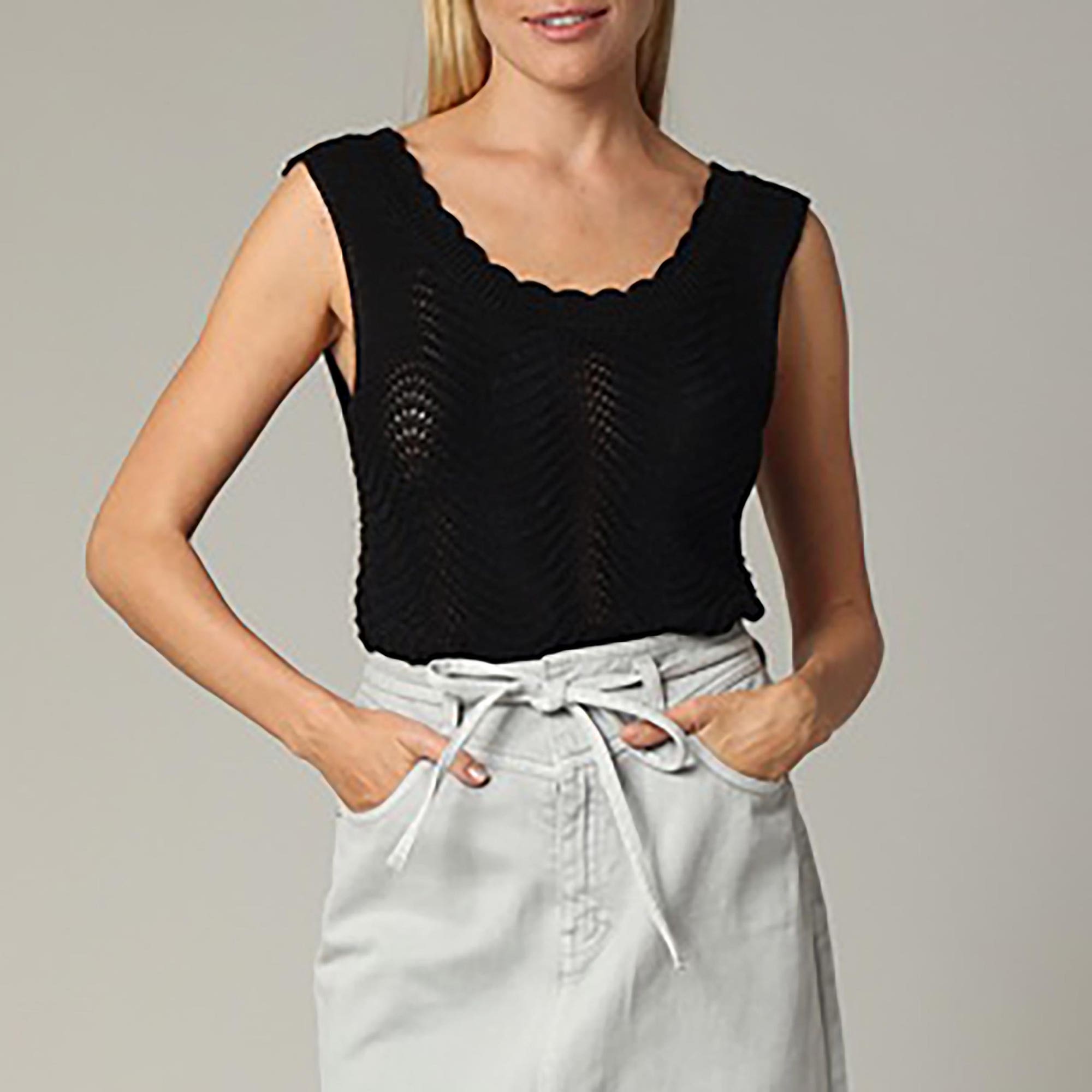 Top Femme noir