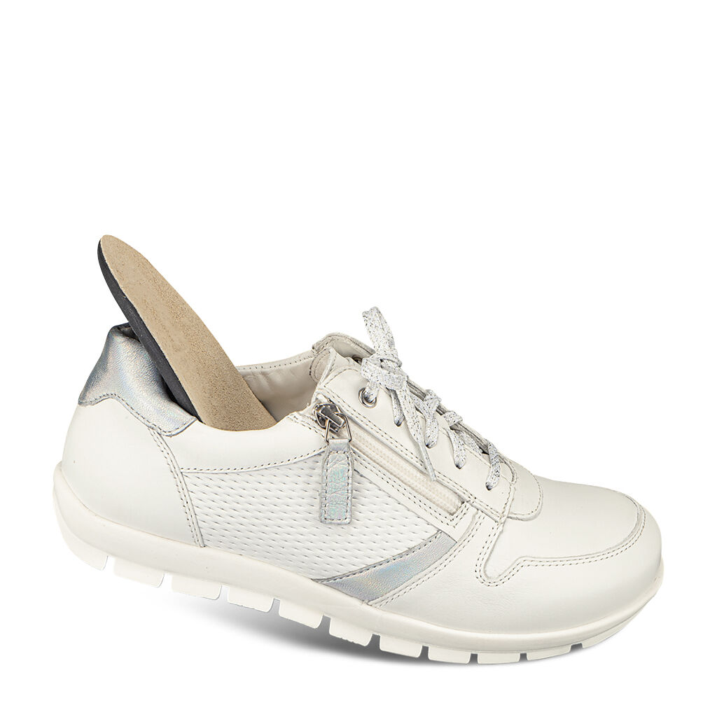 CORINNE SUTER - Sneaker DAVINA weiss-silber