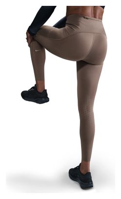 Collant 7/8 Nike Dri-Fit Swift High Rise Marron Femme