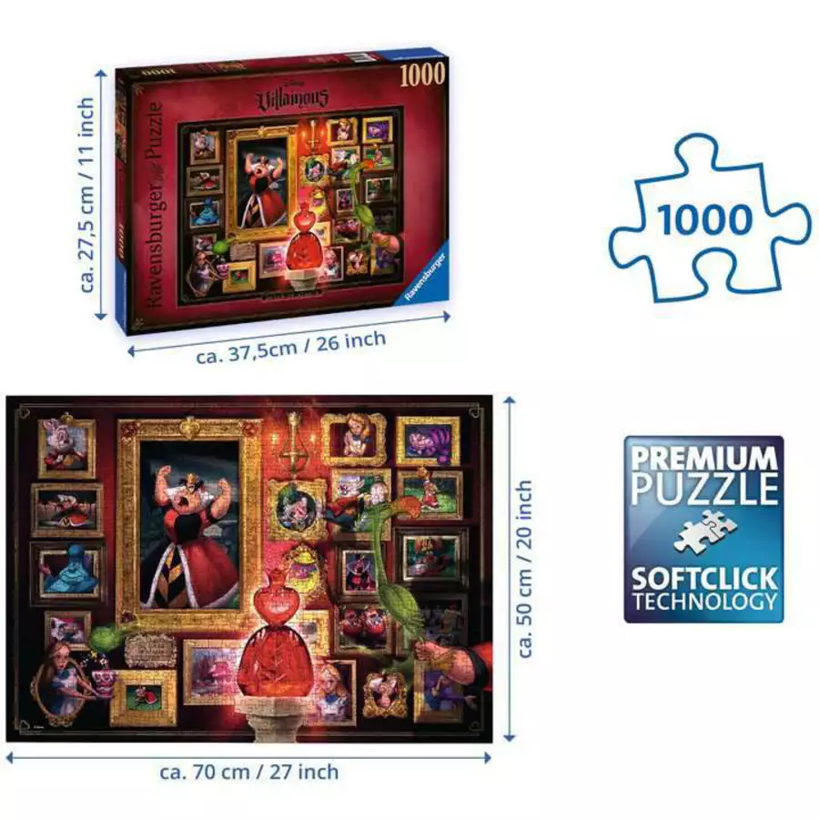 Ravensburger Villainous: Queen of Hearts bunt