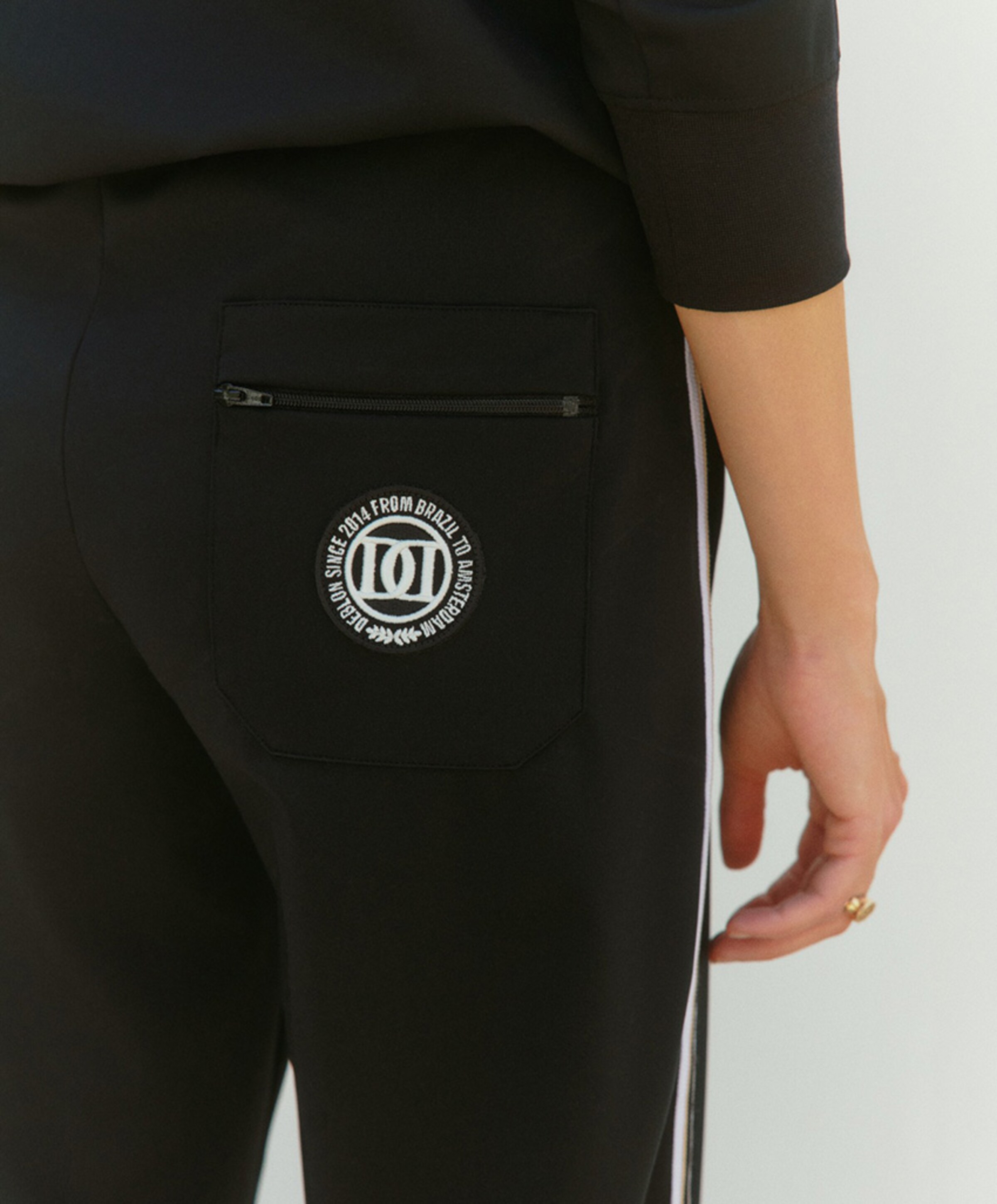 Deblon Sports Joss Track dames trainingsbroek zwart