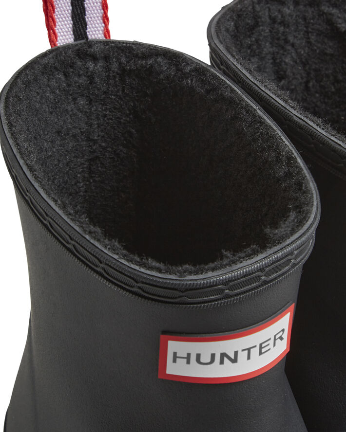 Hunter WOMENS PLAY SHORT INSULATED BOOT Black