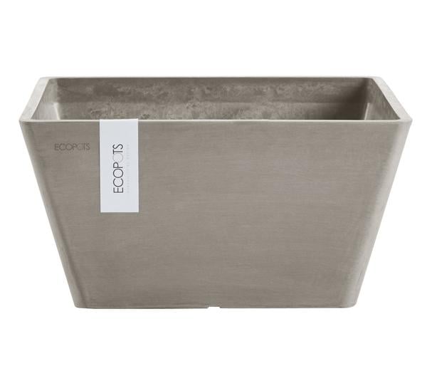 Ecopots Kunststoff-Topf Berlin, quadratisch