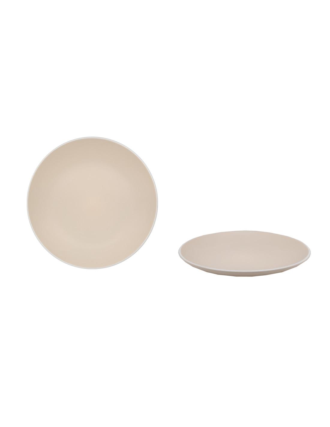 ASSIETTE PLATE PASTEL 26.5CM GRIS GRES