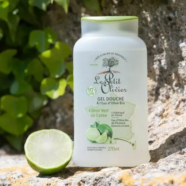 Le Petit Olivier - Gel de banho - Limão da Córsega - Sem sabão 270ml