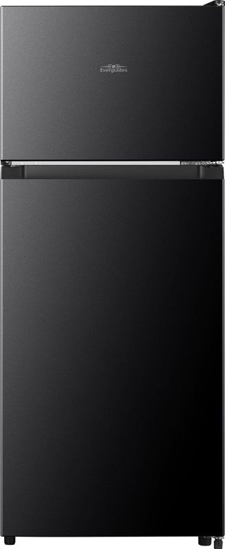 Everglades - EVTD3020 - Dubbel Deurs Koelkast - Zwart - 124 Liter - E Klasse
