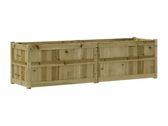 Jardinière 180x50x50 cm bois de pin imprégné