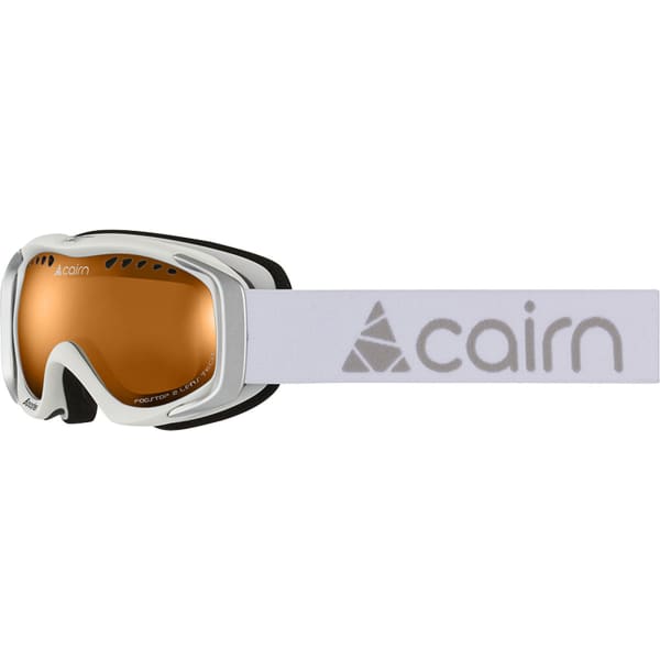 Masque de ski CAIRN BOOSTER CHROMAX MAT WHITE MAT SILVER
