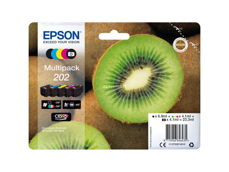 Epson Tinte T02E74010 Black/Photo Black/Cyan/Magenta/Yellow Tinte, Black, Photo Black, Cyan, Magenta, Yellow