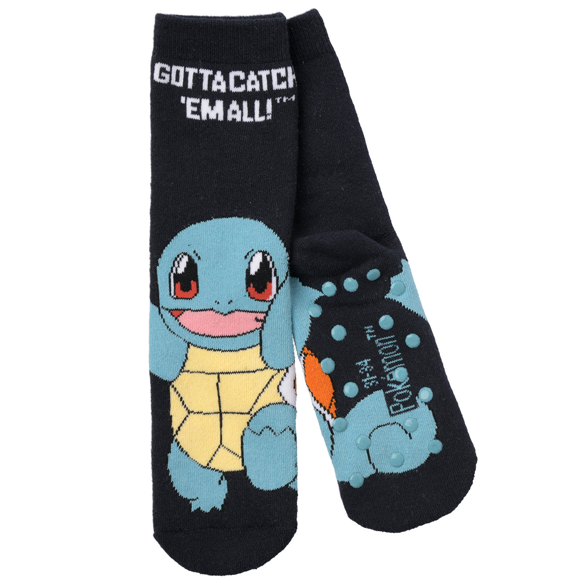 Topolino 2 Paar Pokémon Stoppersocken im Set hellgrau / schwarz