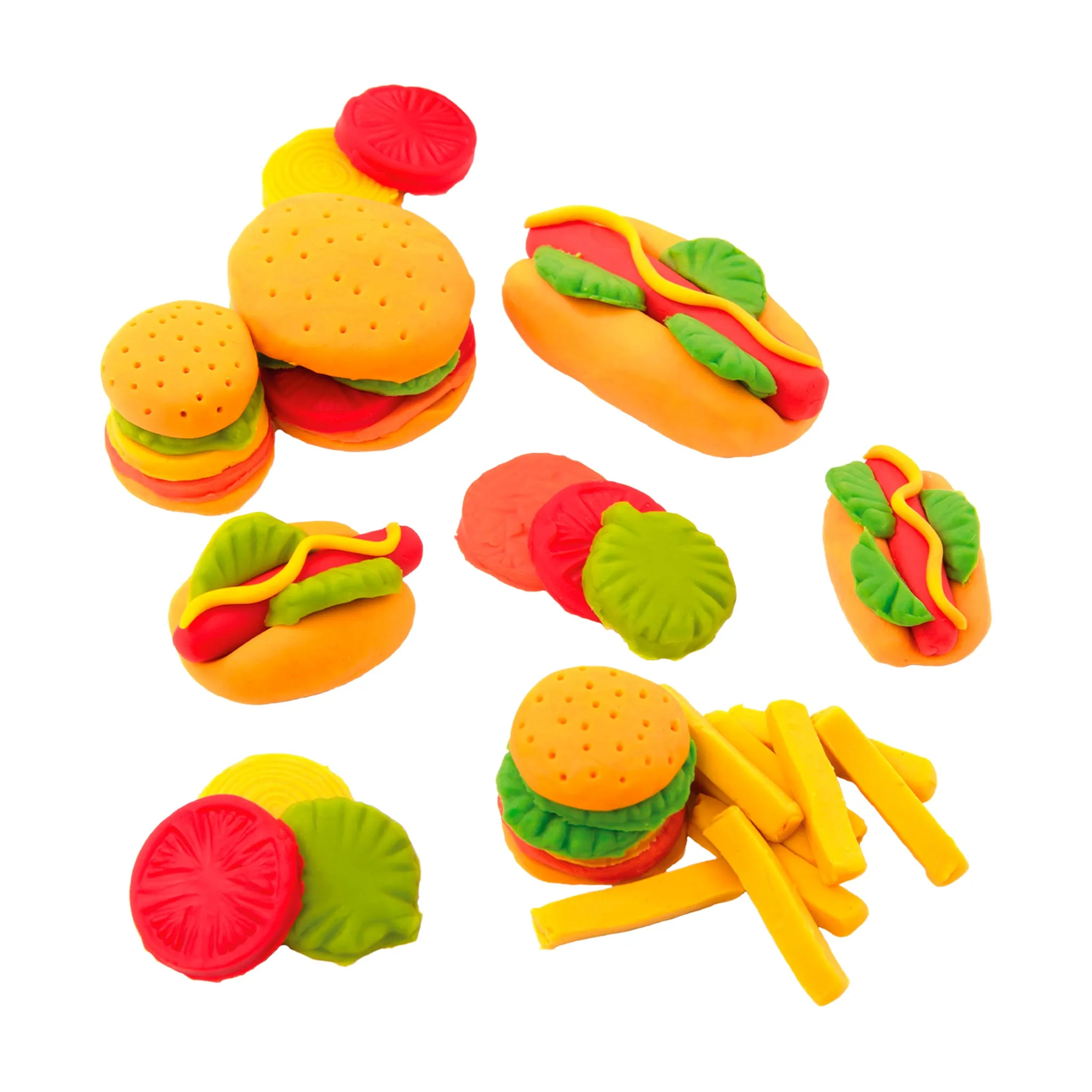 Tutti Frutti Trio Pâtes à Modeler - Hamburgers