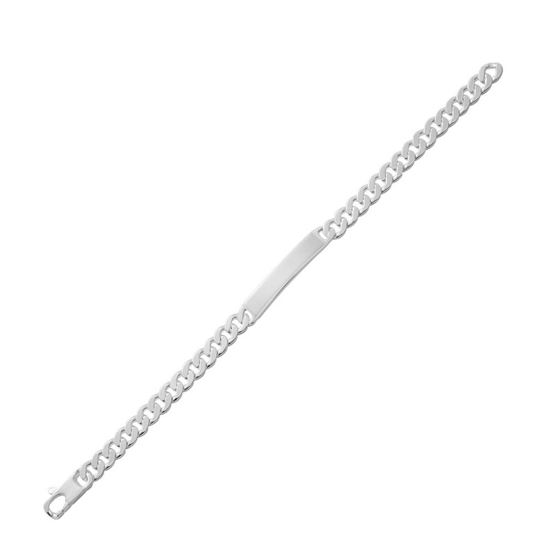 Gourmette homme 18 cm - Argent 925 - Largeur 6 mm
