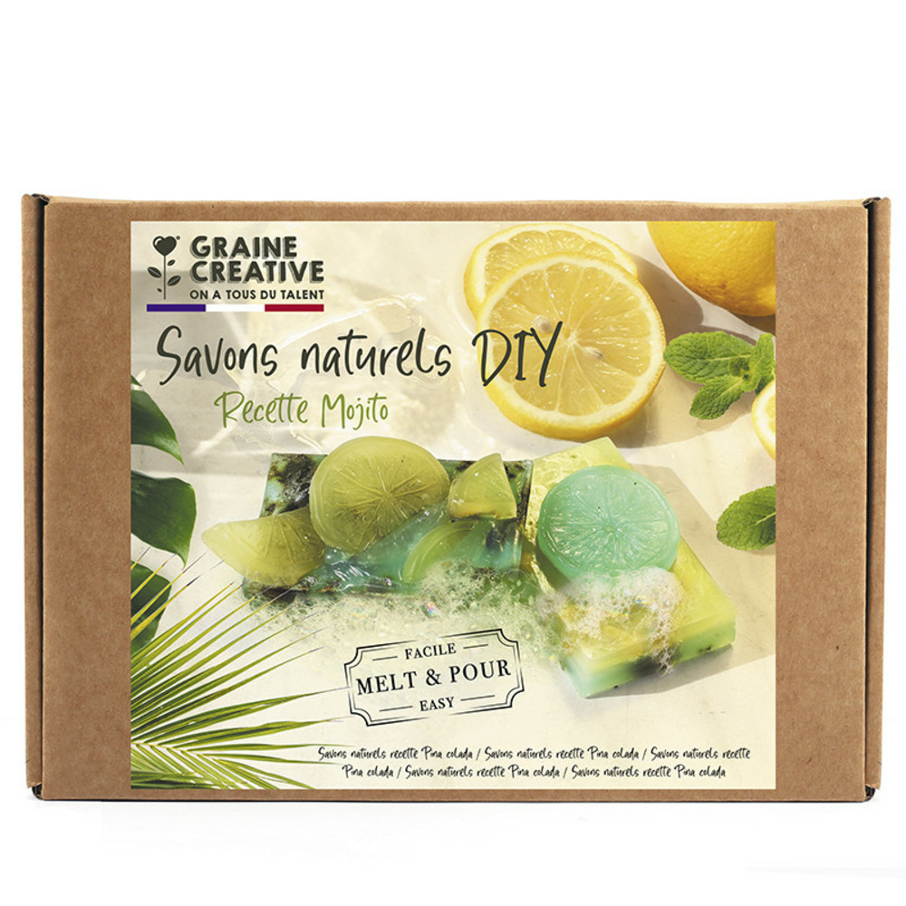 Kit diy - savon à faire soi-même - recette mojito