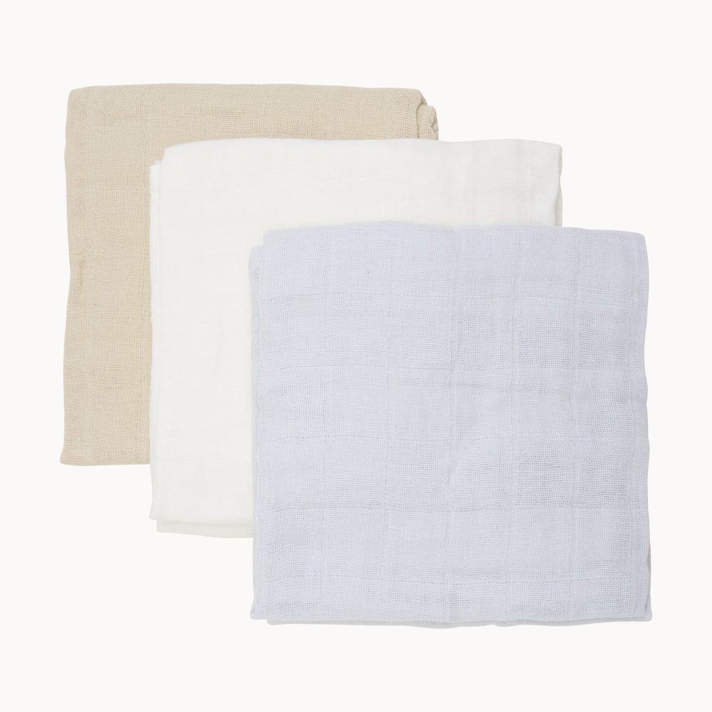 Køb Pippi Metal Mint Økologiske Stofbleer Muslin 3-pak
