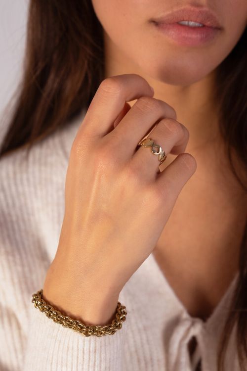 Iconic ring chunky hartje