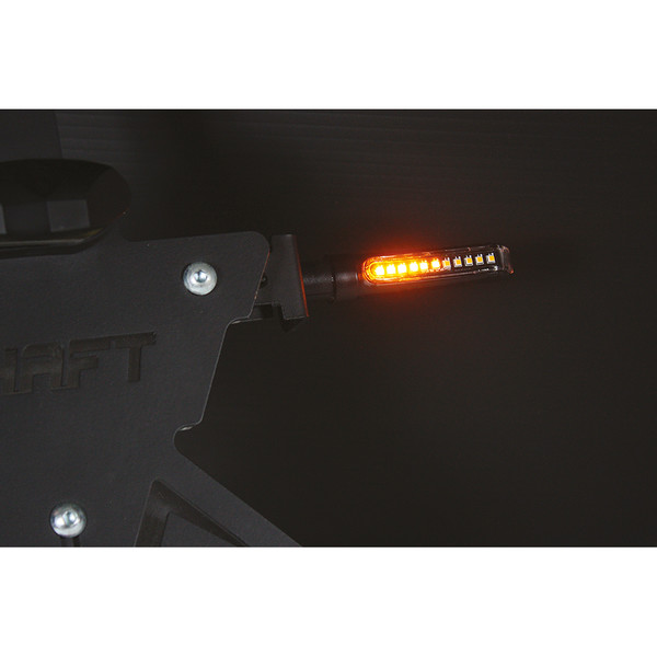 Chaft - Clignotants séquentiels LED Melten Noir / Transparent