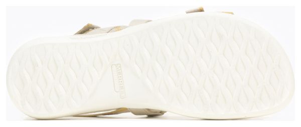 Sandales de Randonnée Femme Merrell District 3 Backstrap Web Blanc
