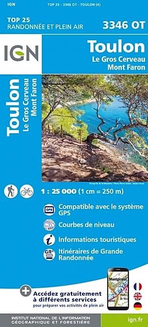 IGN - TOP25 3346OT TOULON 1 25 000