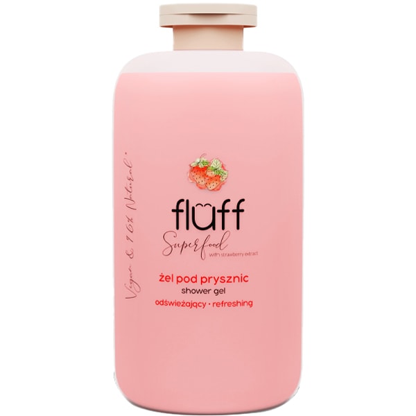 Gels douche rafraîchissants - Fraise - Corps - 2 x 500 ml