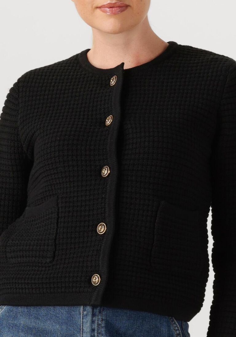 zwarte janice vest jimm