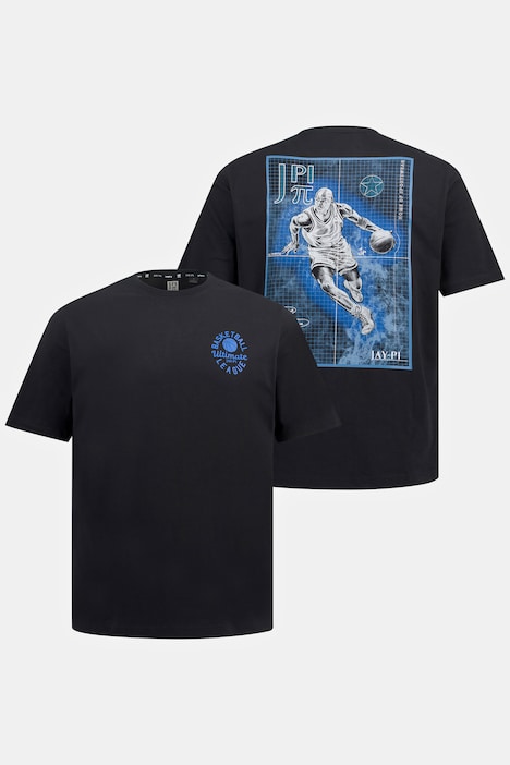 JAY-PI T-Shirt, Fitness, Halbarm, Basketball Rückenprint
