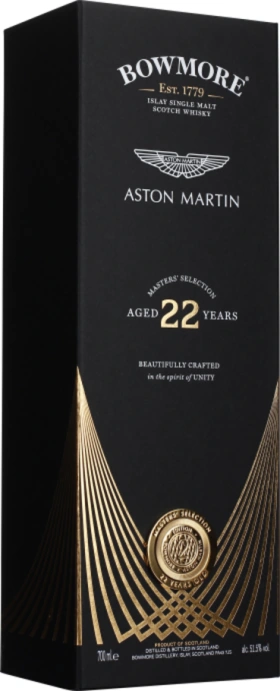 BOWMORE 22 YEARS ASTON MARTIN 70CL