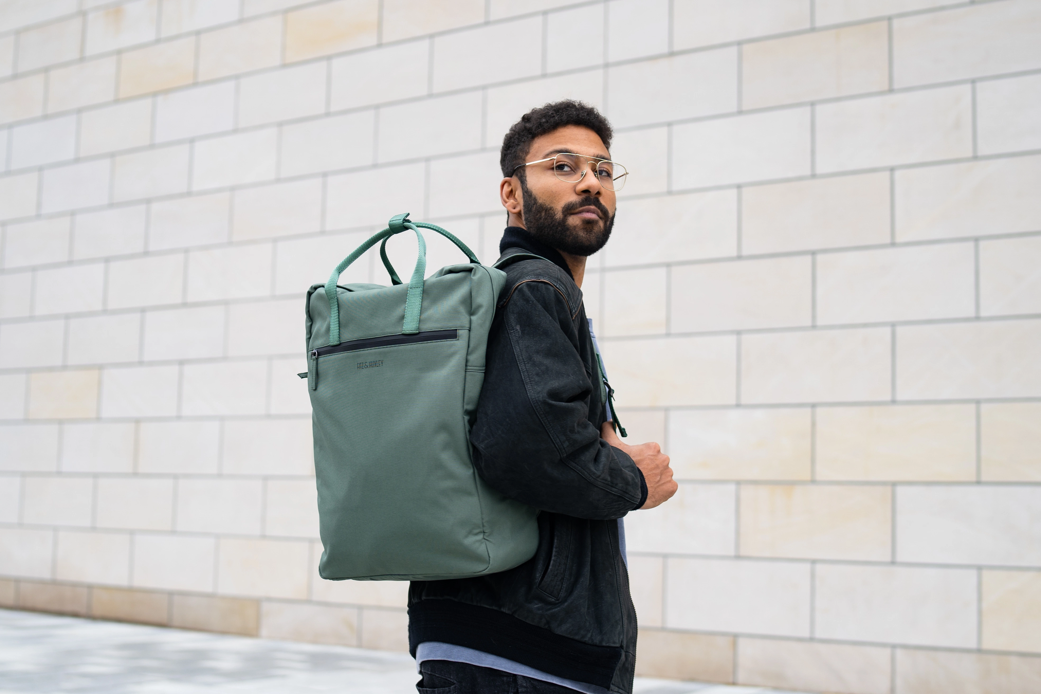 Fitz & Huxley Rucksack OCEAN 17l, agave