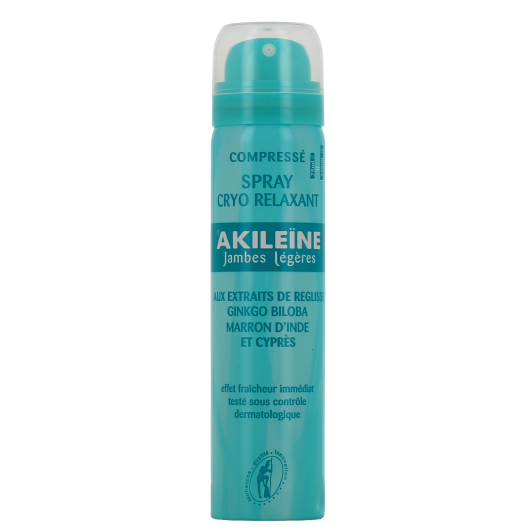 Spray cryorelaxant jambes légères Akileïne