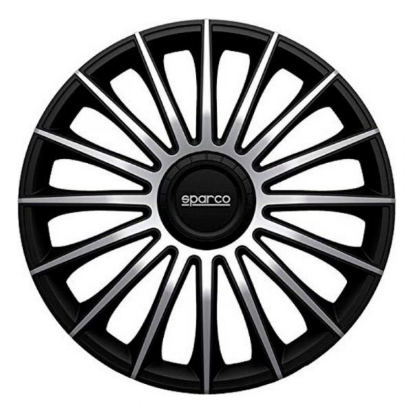 Sparco Tampão Torino CS5 Preto Prateado 15
