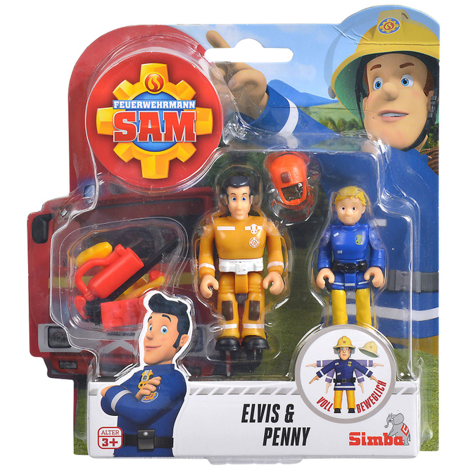 Feuerwehrmann Sam - Figurenset - 2 Stück - 1 Set