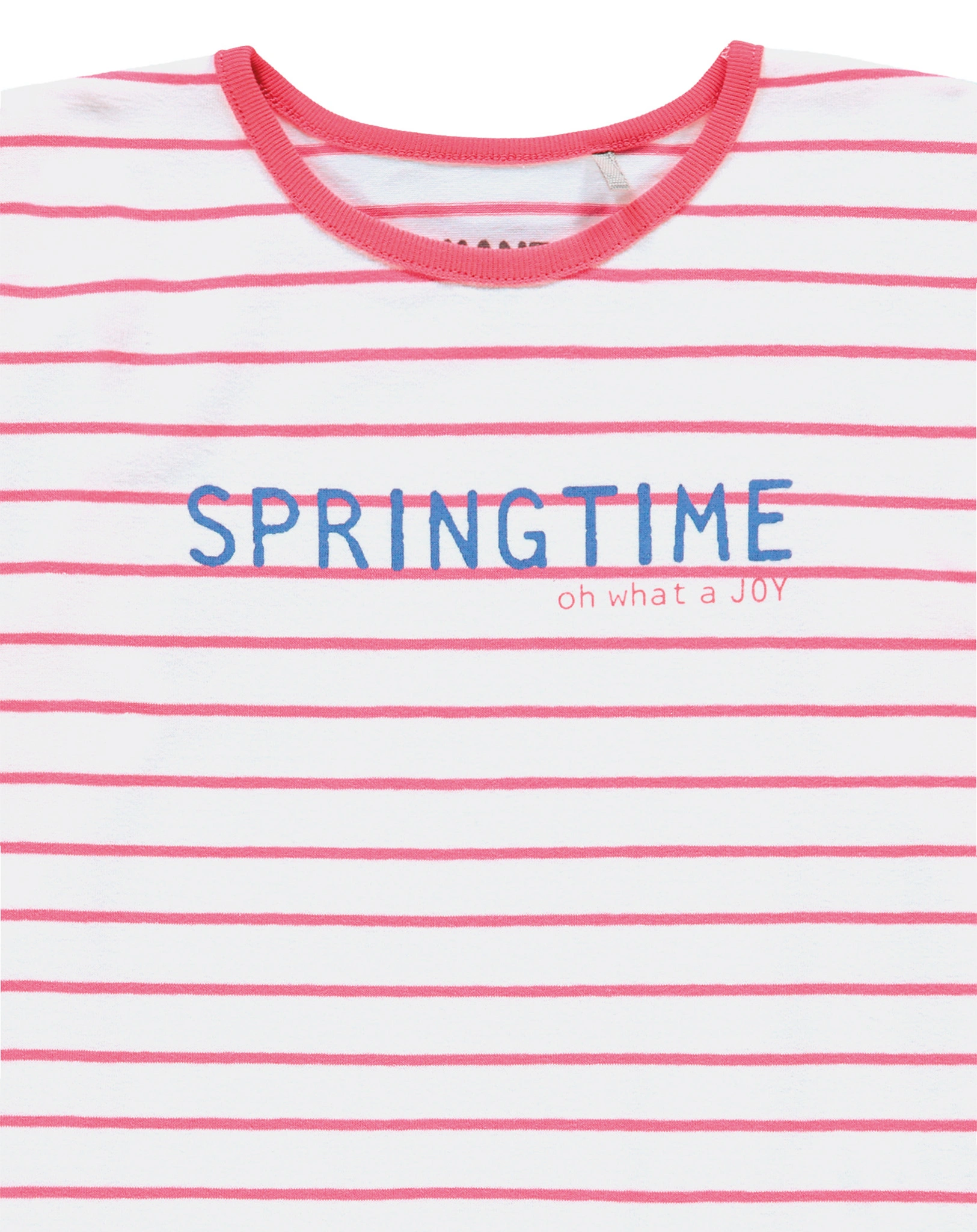Langarmshirt SPRINGTIME gestreift in koralle