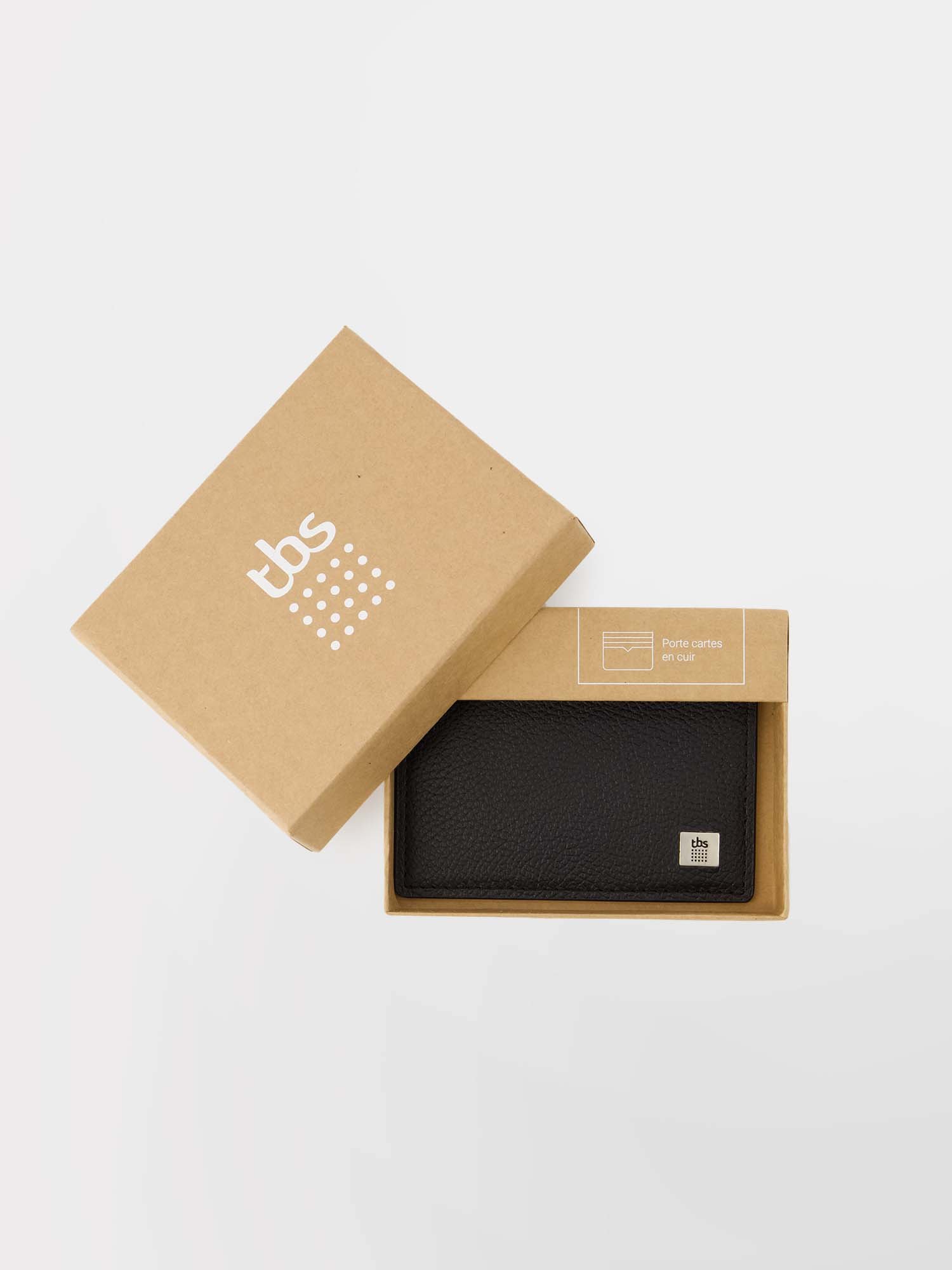 Porte Carte En cuir Noir