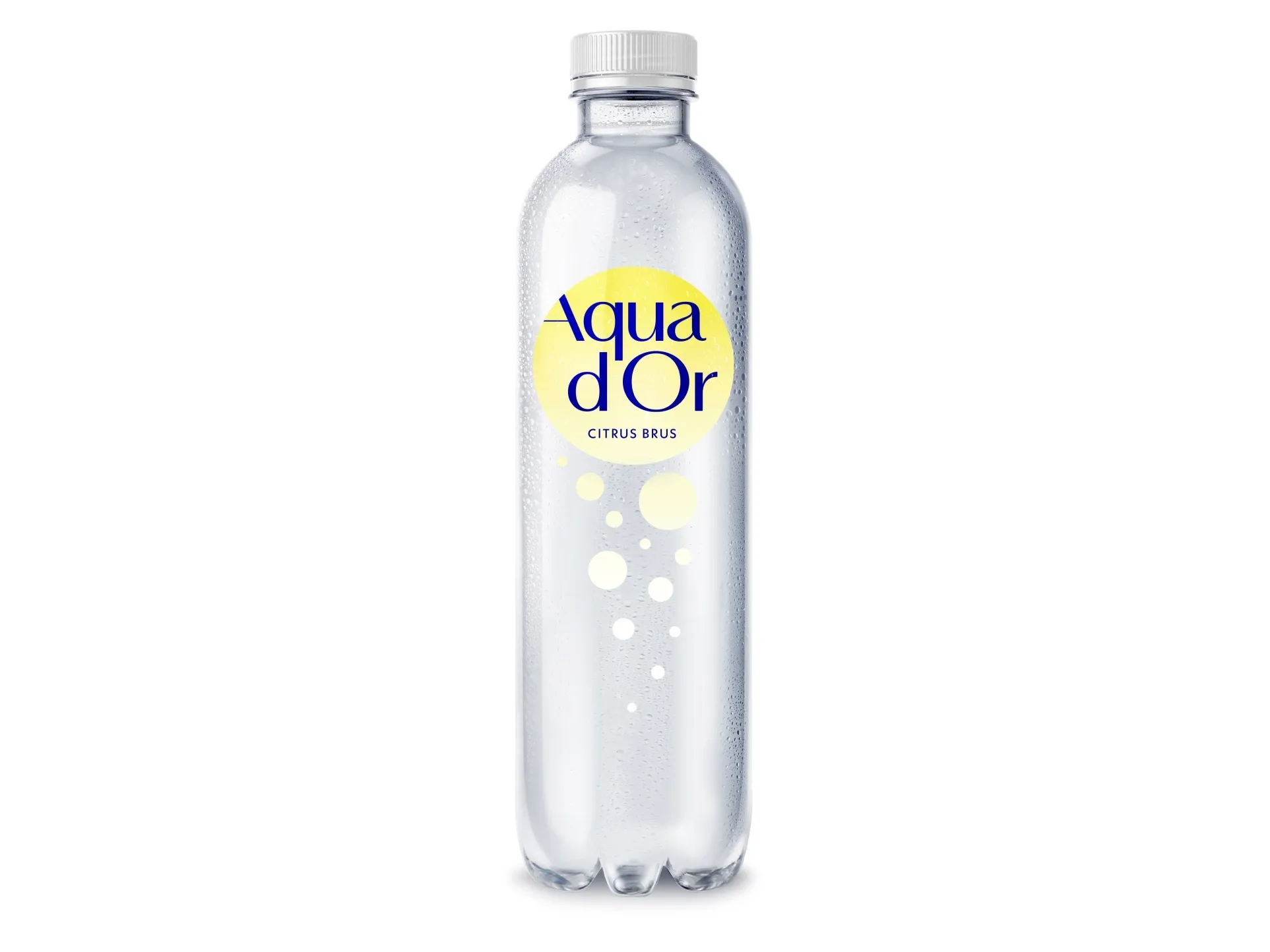 Danskvand Aqua d'Or Citron med blid brus 0.5 ltr. - (12 stk.) - inkl. pant