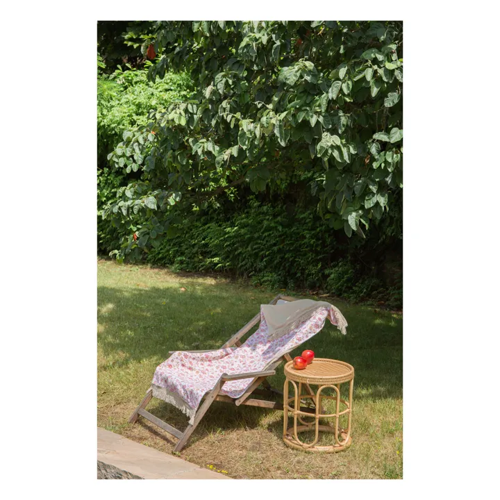 Louise Misha Serviette de plage Lana en coton bio | Crème
