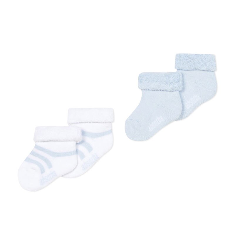 Lot de 2 paires de chaussettes bébé Absorba Aucune nuance