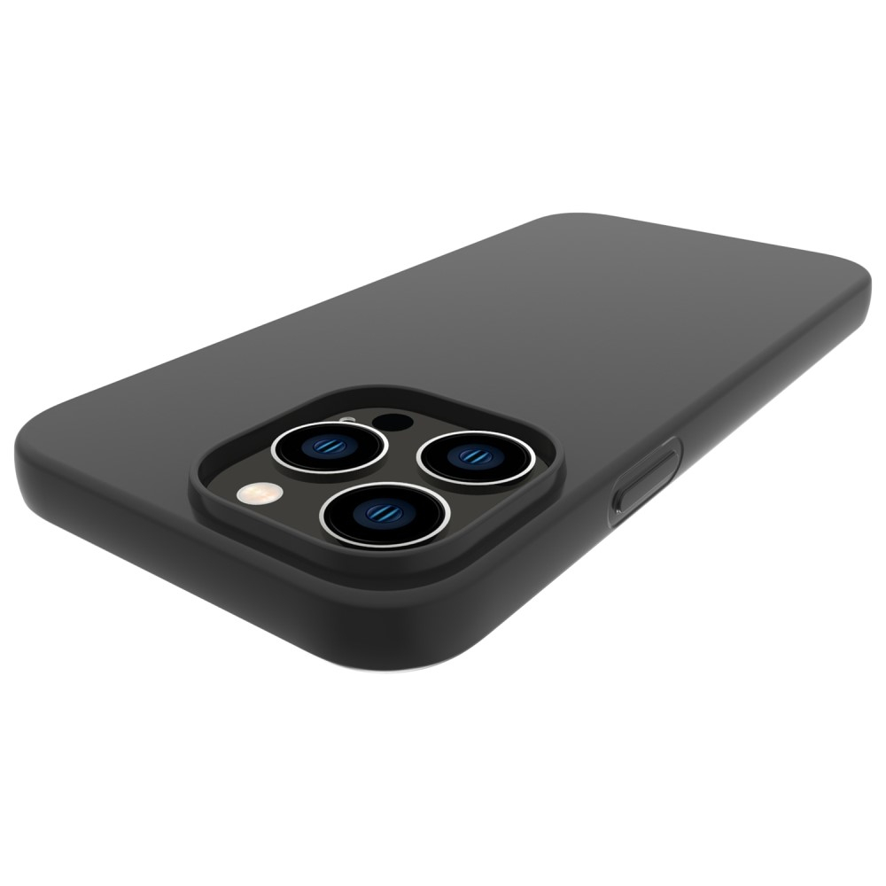 iPhone 14 Pro Max Gummi Case Hülle Matt - Schwarz
