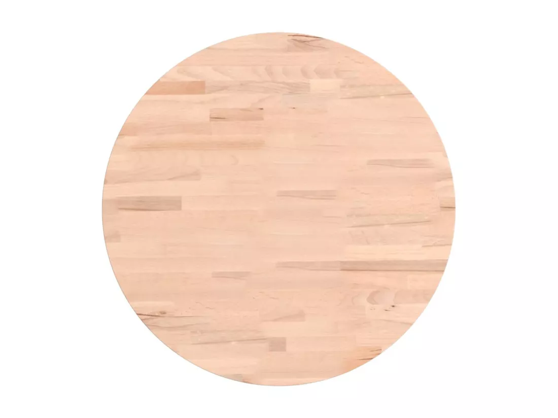 Table de bar Ø60x89,5 cm bois massif de hêtre