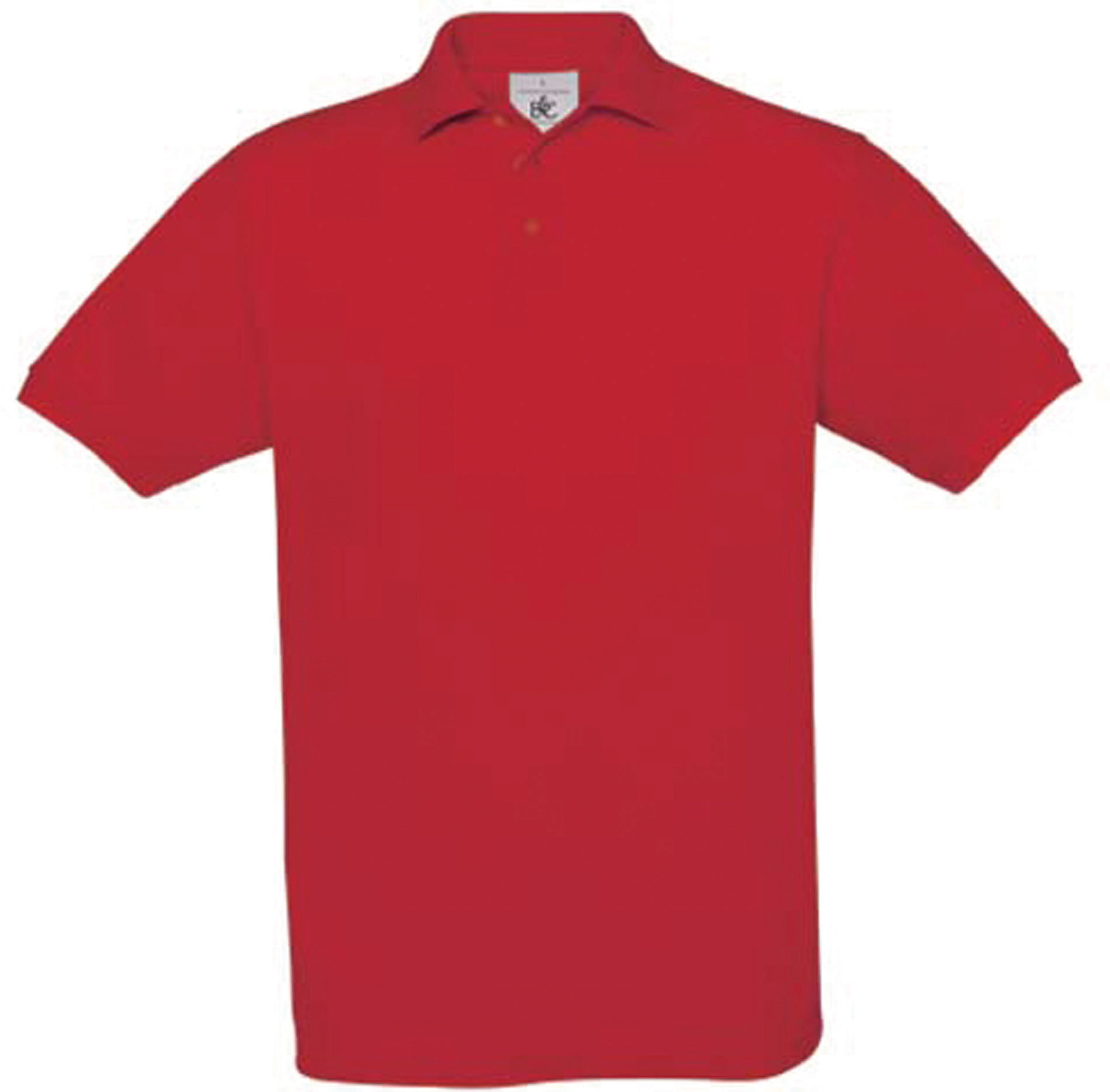 B&C CGSAFE - Polo Classique en Coton Peigné Confortable