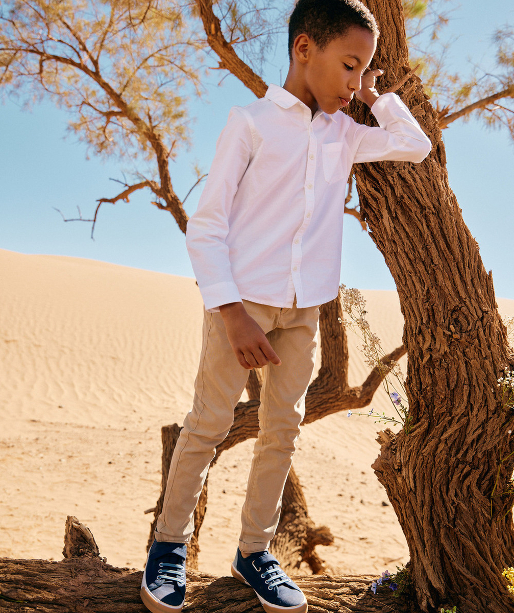 PANTALON RELAX GARÇON BEIGE
